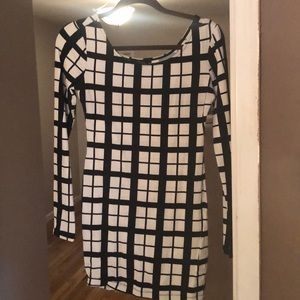 Black and White Dress